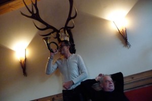 And in the end: bernd playing the horn