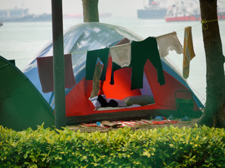 camping1 Camping in front of our Goldkistl