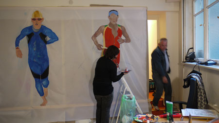 all Ronnie, Chris, Nina and Arne on the move
