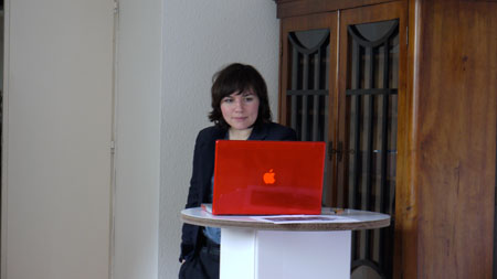 p1070974 The artist, Nina Reisinger